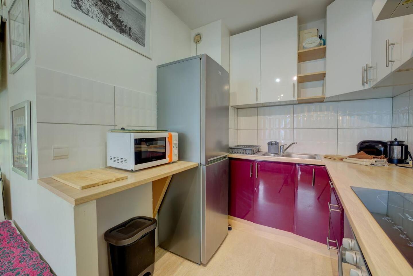 Elegant Apt W/2 Terraces/Mins To Beach & Shops アンティーブ エクステリア 写真
